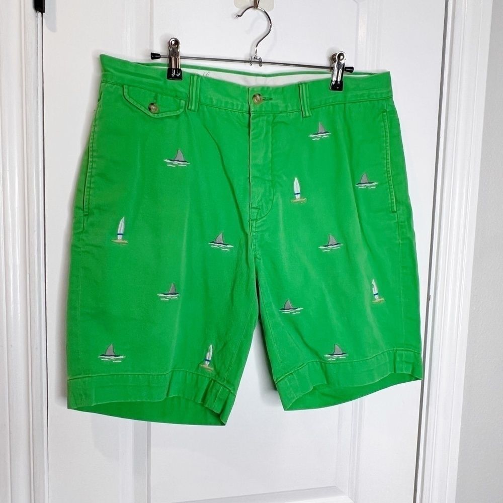 Polo Ralph Lauren Surf Shark Green Shorts Size 34